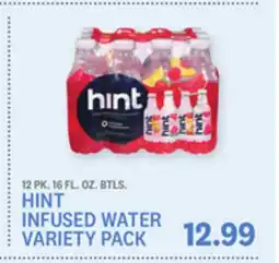 Kings Food Markets HINT INFUSED WATER VARIETY PACK offer