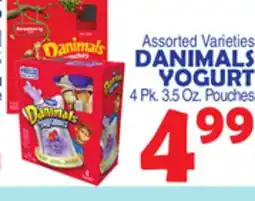 Bravo Supermarkets DANIMALS YOGURT offer