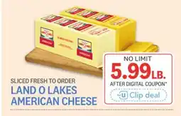 Kings Food Markets LAND O LAKES AMERICAN CHEESE offer