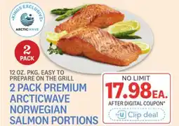 Kings Food Markets 2 PACK PREMIUM ARCTICWAVE NORWEGIAN SALMON PORTIONS offer