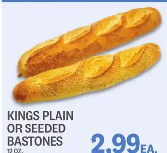 Kings Food Markets KINGS PLAIN OR SEEDED BASTONES offer