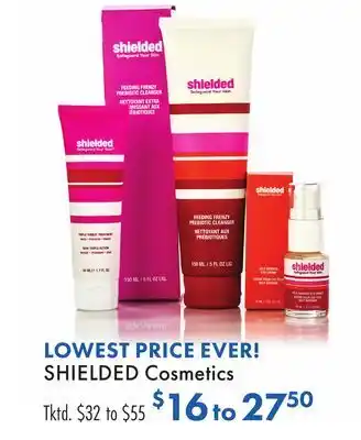 Boscov's SHIELDED Cosmetics offer
