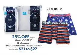 Boscov's Mens JOCKEY Underwear offer