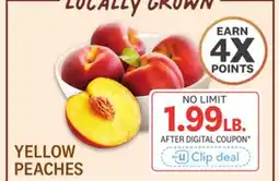 Kings Food Markets YELLOW PEACHES offer