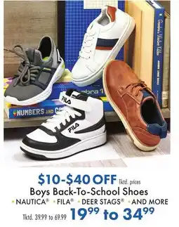 Boscov's Boys Back-To-School Shoes offer