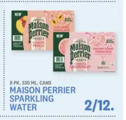 Kings Food Markets MAISON PERRIER SPARKLING WATER offer