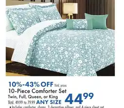 Boscov's 10-Piece Comforter Set offer