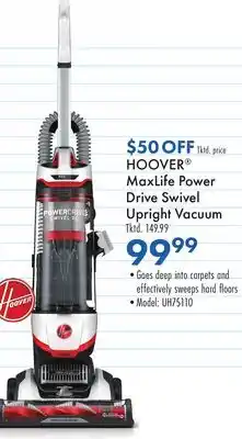 Boscov's HOOVER MaxLife Power Drive Swivel Upright Vacuum offer