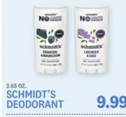 Kings Food Markets SCHMIDT'S DEODORANT offer