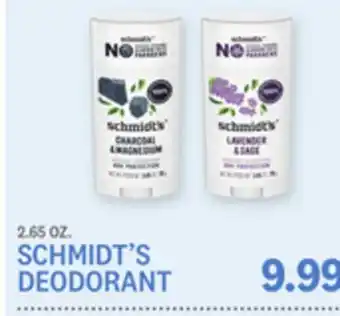 Kings Food Markets SCHMIDT'S DEODORANT offer