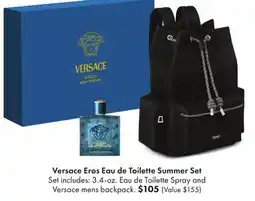 Boscov's Versace Eros Eau de Toilette Summer Set offer