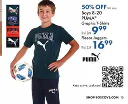 Boscov's Boys 8-20 PUMA Graphic T-Shirts offer