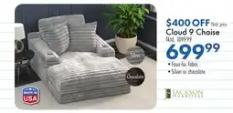 Boscov's Cloud 9 Chaise offer