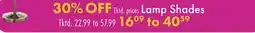 Boscov's Lamp Shades offer