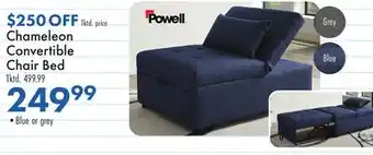 Boscov's Chameleon Convertible Chair Bed offer