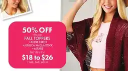 Boscov's FALL TOPPERS offer