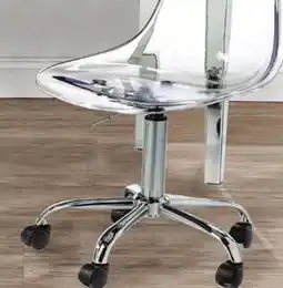 Boscov's Acrylic Rolling Chair offer