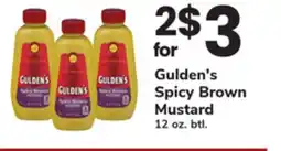 ACME Gulden's Spicy Brown Mustard offer