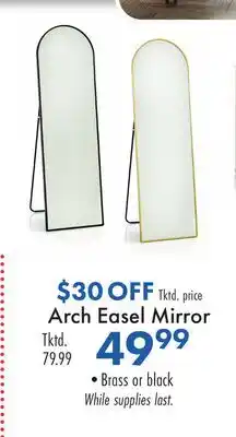 Boscov's Arch Easel Mirror offer
