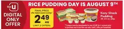 ACME Kozy Shack Pudding offer