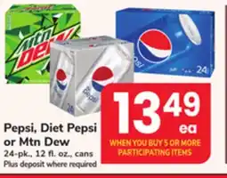 ACME Pepsi, Diet Pepsi or Mtn Dew offer
