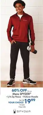 Boscov's Mens SPYDER offer