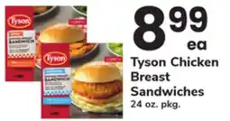 ACME Tyson Chicken Breast Sandwiches offer