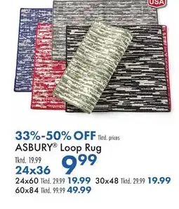 Boscov's ASBURY Loop Rug offer