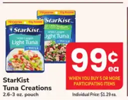 ACME StarKist Tuna Creations offer