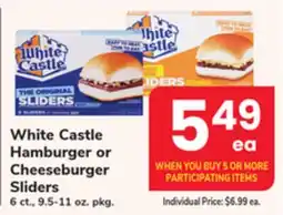 ACME White Castle Hamburger or Cheeseburger Sliders offer