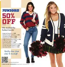 Boscov's JUNIORS offer