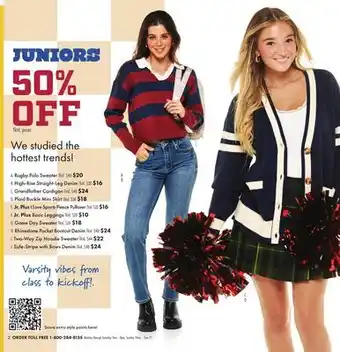 Boscov's JUNIORS offer