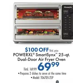Boscov's POWERXL SmartSynx 25-qt. Dual-Door Air Fryer Oven offer
