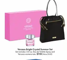 Boscov's Versace Bright Crystal Summer Set offer