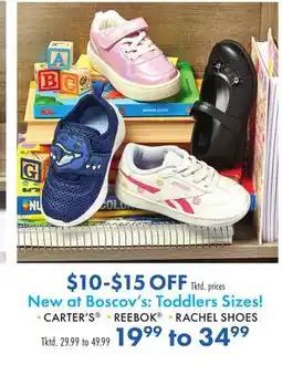 Boscov's New at Boscov's: Toddlers Sizes! offer