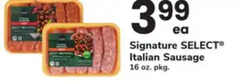 ACME Signature SELECT Italian Sausage offer