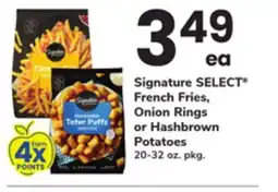 ACME Signature SELECT French Fries, Onion Rings or Hashbrown Potatoes offer