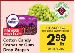 ACME Cotton Candy Grapes or Gum Drop Grapes offer