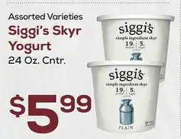 DeCicco & Sons Siggi's Skyr Yogurt offer