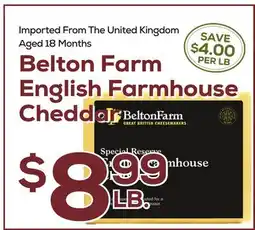 DeCicco & Sons Belton Farm English Farmhouse Cheddar offer