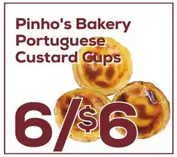 DeCicco & Sons Pinho's Bakery Portuguese Custard Cups offer