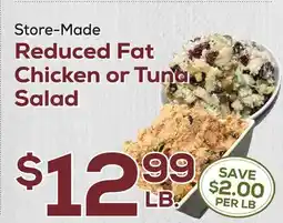 DeCicco & Sons Reduced Fat Chicken or Tuna Salad offer