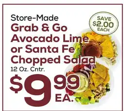 DeCicco & Sons Grab & Go Avocado Lime or Santa Fe Chopped Salad offer