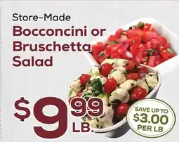 DeCicco & Sons Bocconcini or Bruschetta Salad offer