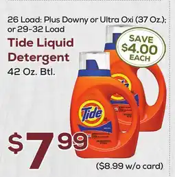 DeCicco & Sons Tide Liquid Detergent offer