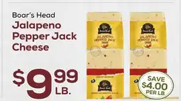 DeCicco & Sons Boar's Head Jalapeno Pepper Jack Cheese offer