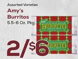 DeCicco & Sons Amy's Burritos offer