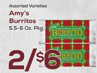 DeCicco & Sons Amy's Burritos offer