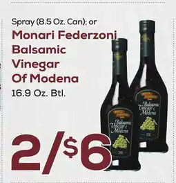 DeCicco & Sons Monari Federzoni Balsamic Vinegar Of Modena 16.9 Oz. Btl offer