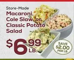 DeCicco & Sons Macaroni, Cole Slaw, or Classic Potato Salad offer